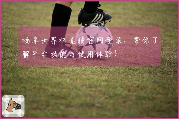 畅享世界杯竞猜官网登录，带你了解平台功能与使用体验！