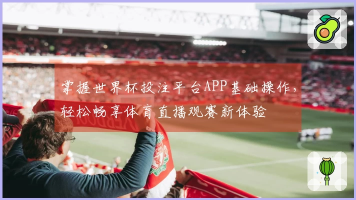 掌握世界杯投注平台APP基础操作，轻松畅享体育直播观赛新体验